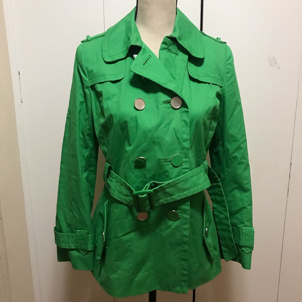Banana Republic Green Jacket Petite Size S - Picture 3 of 8